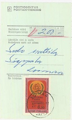 1970 Nuclear postiosoitus