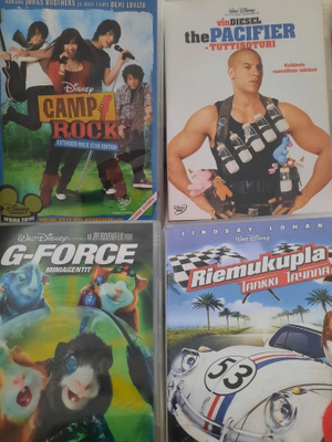 DISNEYN ELOKUVIA 4 KPL