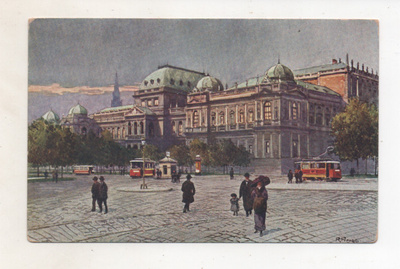 WIEN talvinen kortti, ratikoita ym, käyttämätön