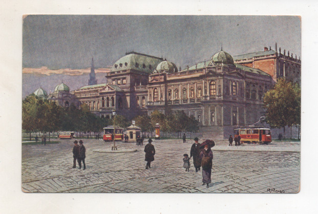 WIEN  talvinen kortti, ratikoita ym, käyttämätön