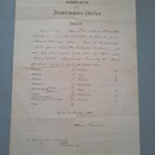 Savonlinna Nyslot todistus v-1886 Fruntimmers-skolan - pikkukuva 1