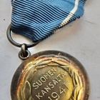 VANHA Vapaudenmitali 1 lk 1941 Punaisella Ristillä Hopeaa - pikkukuva 2