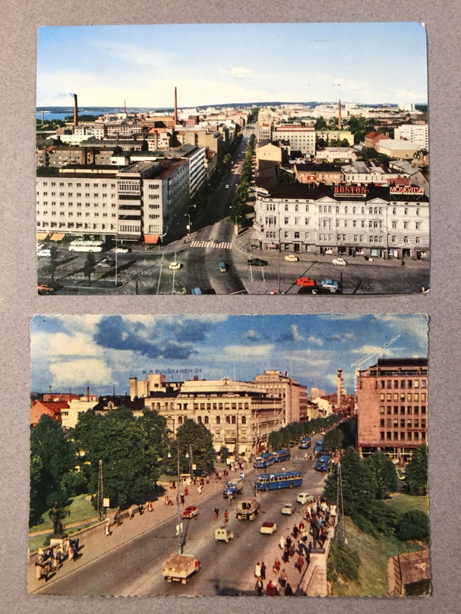Paikkakuntakortti  Tampere 1960 -luku, 2kpl