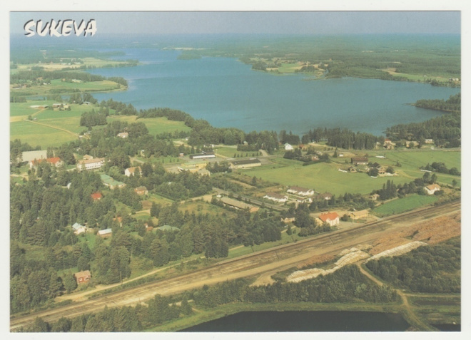 Sukeva Sonkajärvi ilmakuva