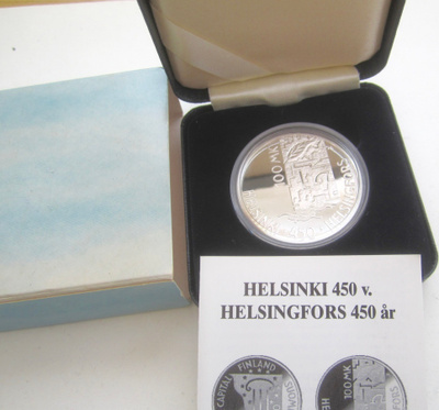 100 mk 2000 Helsinki 450 v. PROOF