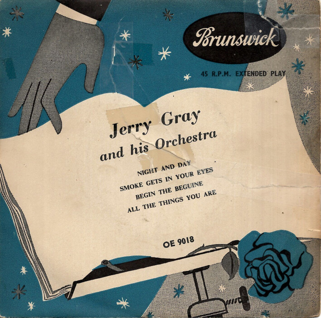 JERRY GRAY: "Night And Day"-EP  7"kk