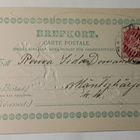 Tonttu ajaa jäniksen vetämällä kelkalla, kohop, kult.p. 1906 - pikkukuva 2