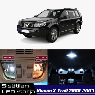 Nissan X-Trail (T30) Sisätilan LED-sarja 10-osai
