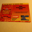 leaf sisi specia lätkäkortti -93 varaus kings jere karalahti - pikkukuva 2