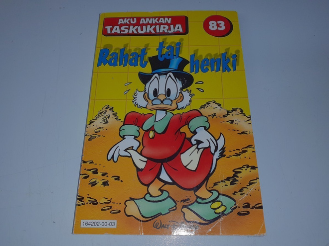 Aku Ankan taskukirja 83 Rahat tai henki