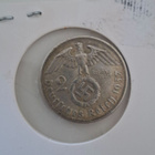 Natsi saksan 2mk kolikko hopeaa 1937 - pikkukuva 1