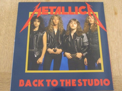 Metallica Back to the studio lp sini-vihreä vin uusi demo 19