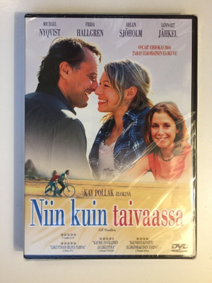 Niin kuin taivaassa (2004) Michael Nyqvist (DVD) UUSI!