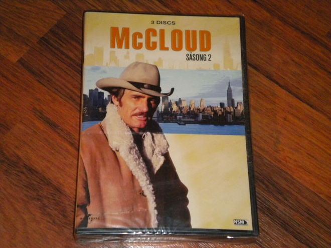 3x DVD - McCloud kausi 2  1971 uusi ruotsi-painos