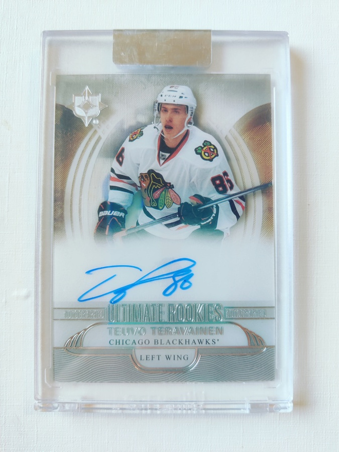 Teuvo Teräväinen 22-23 Clear-Cut Autographed Ultimate Rookie