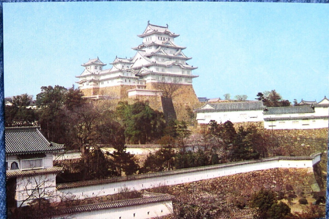 Japani Himeji castle Postikortti