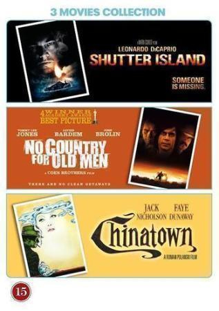 Shutter Island + No Country For Old Men + Chinatown  (3 DVD)