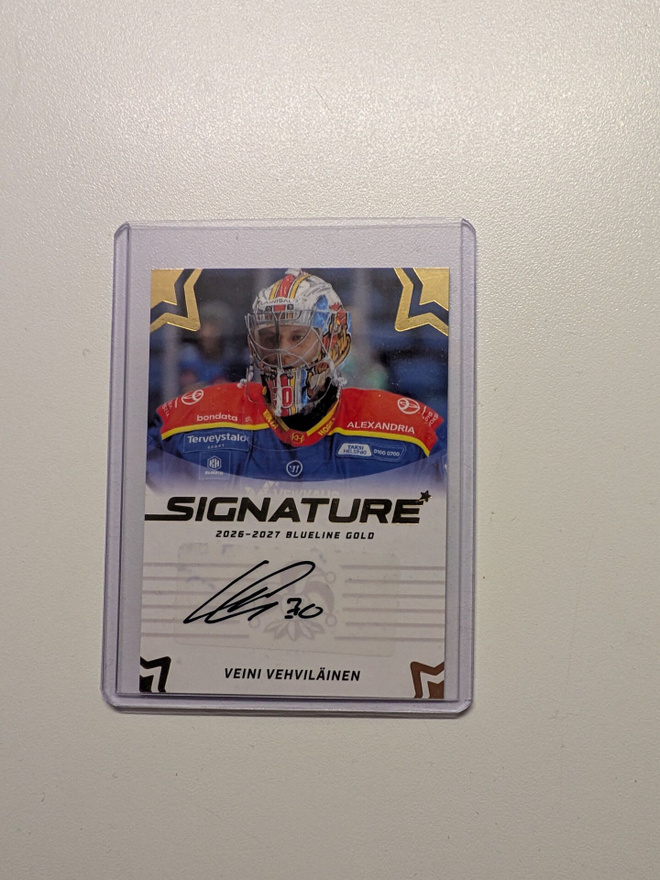 Blueline 26-27 Signature Gold, Veini Vehviläinen Jokerit /40