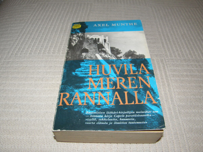 Axel Munthe Huvila meren rannalla  -nid