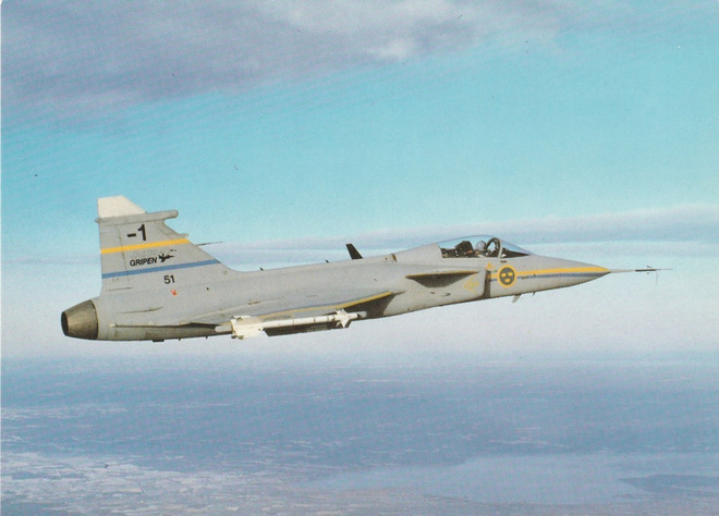 LENTOKONEKORTTI - JAS 39 GRIPEN