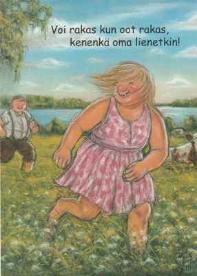 TERHO PELTONIEMI - NAINEN NIITYLLÄ