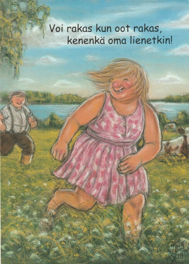 TERHO PELTONIEMI - NAINEN NIITYLLÄ