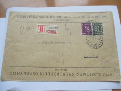 1931 Hki Etelä-Suomen Kaukopuhelin Oy R kuori
