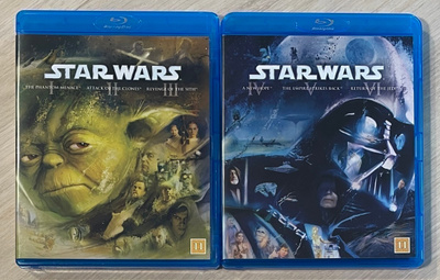 George Lucas: Star Wars: Episodit I - VI (1977-2005) Blu-ray
