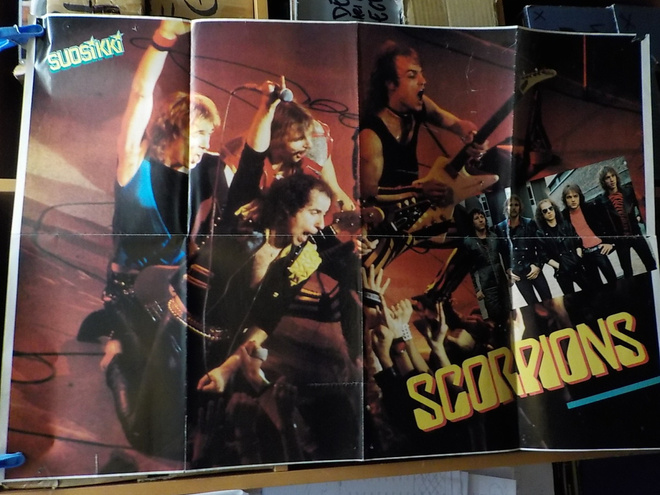 SCORPIONS FOLD-OUT JULISTE