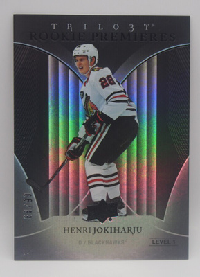 2018-19 Trilogy Black foil Henri Jokiharju /99