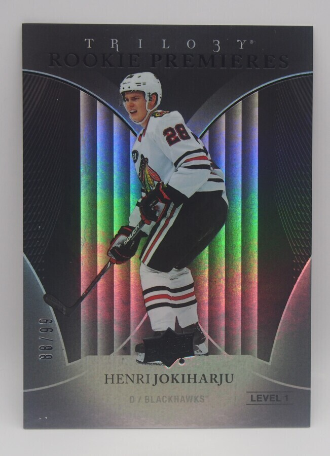 2018-19 Trilogy Black foil Henri Jokiharju /99