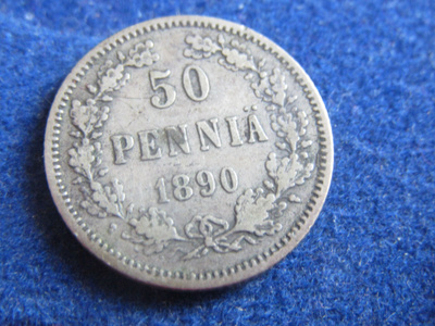 50 penniä 1890