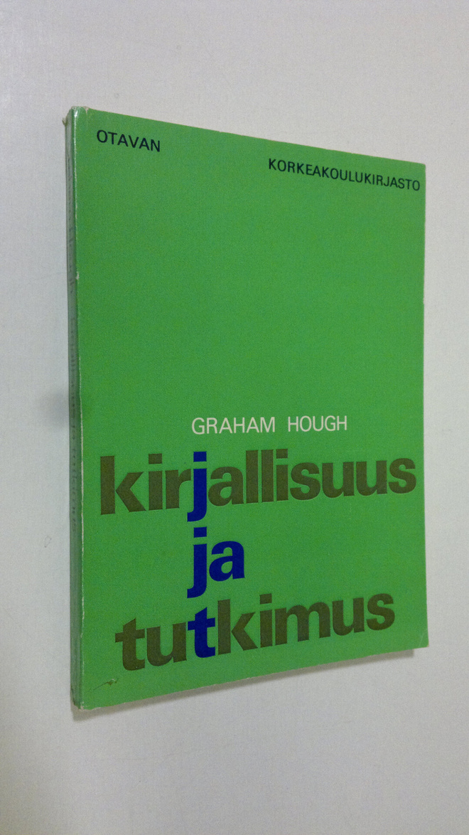 Graham Hough : Kirjallisuus ja tutkimus