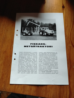 fiskars metsätraktori esite