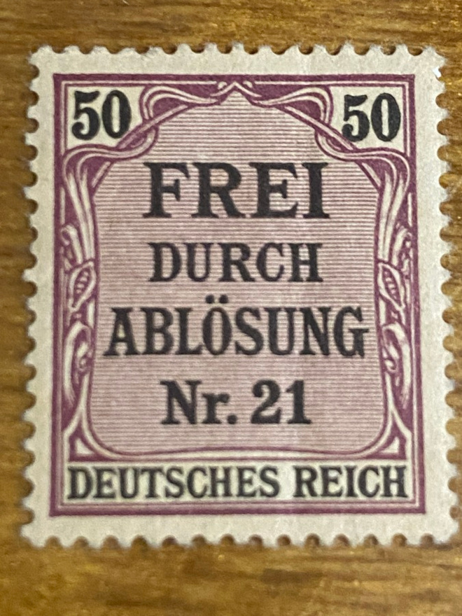 SAKSA REICH 1903-1905 VIRKAMIESMERKKI**