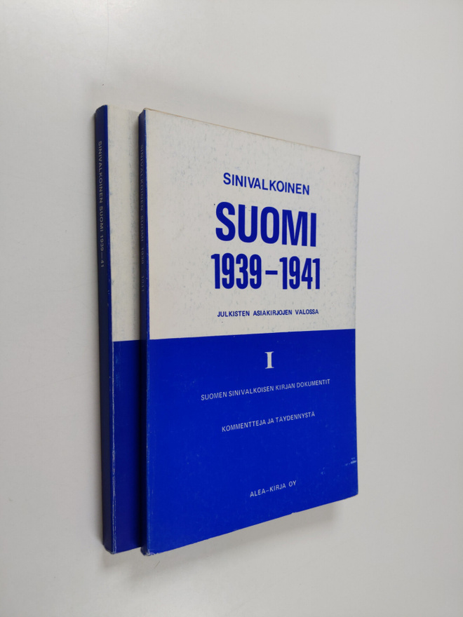 Sinivalkoinen suomi 1939-1941 : 1-2