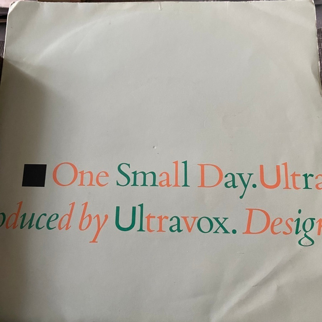 ULTRAVOX: One Small Day * Easterly . *UK 1984