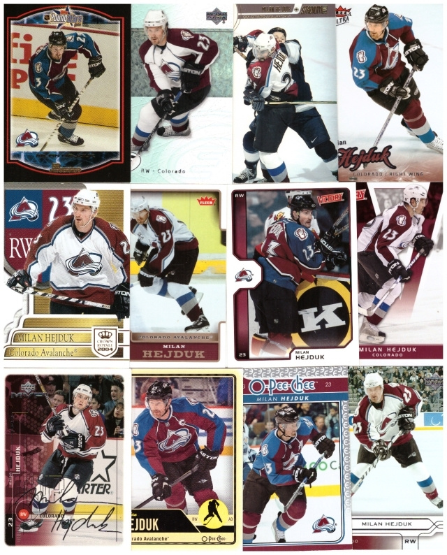 12 x MILAN HEJDUK Colorado Avalance