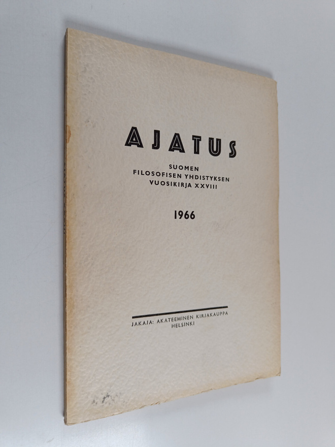 Ajatus : Suomen filosofisen yhdistyksen vuosikirja 28