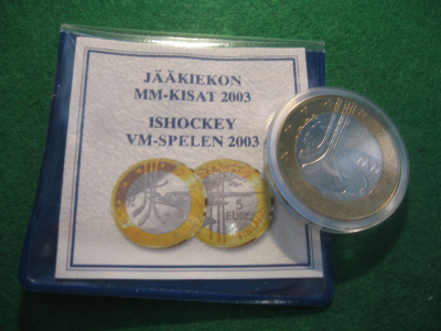 Suomi 5e juhlaraha Jääkiekon MM-kisat - 2003