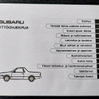 SUBARU MV käyttöohjekirja pick up - pikkukuva 2