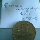 Uruguay 5 pesos uruguayos 2005, km#120.2 - pikkukuva 1