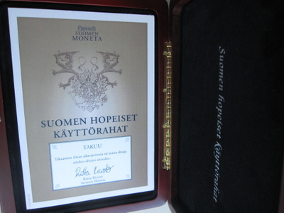 Moneta Suomen hopeiset käyttörahat kokoelma
