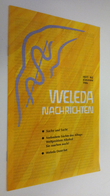 Weleda Nachrichten heft 162 Johanni 1986 : Sushe und Such...