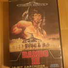 Sega Mega Drive Rambo 3 + kotelo + ohjeet - pikkukuva 1
