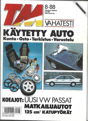 TM – Tekniikan Maailma 8 / 1988 - lehti