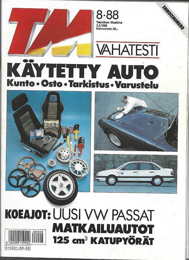 TM – Tekniikan Maailma 8 / 1988 - lehti