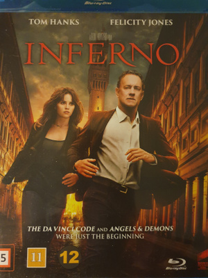 INFERNO BLU-RAY (Tom Hanks)