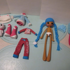 Vintage Lalaloopsy Girls nukke + lemmikki - pikkukuva 3