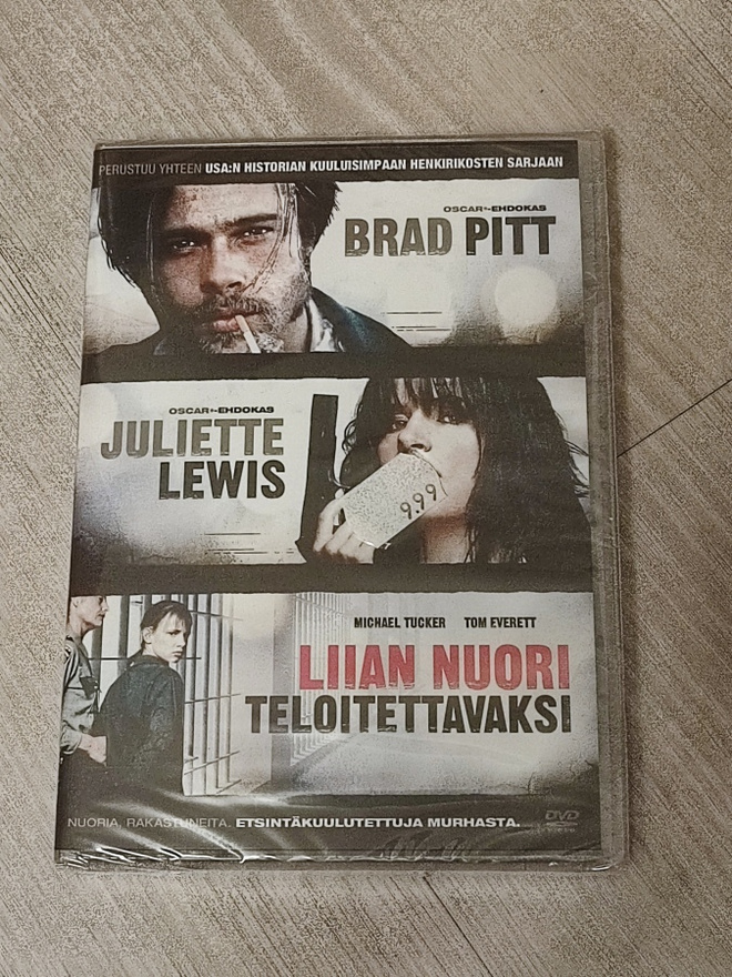 Liian nuori teloitettavaksi UUSI Brad Pitt Juliette Lewis